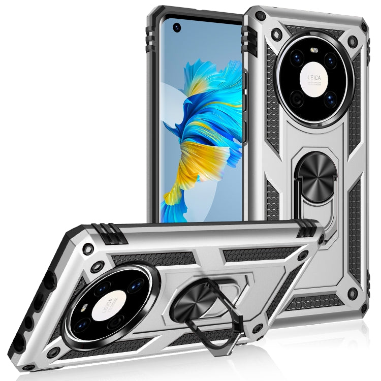 For Huawei Mate 40 Shockproof TPU + PC Protective Case with 360 Degree Rotating Holder