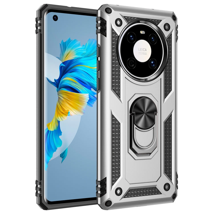 For Huawei Mate 40 Shockproof TPU + PC Protective Case with 360 Degree Rotating Holder