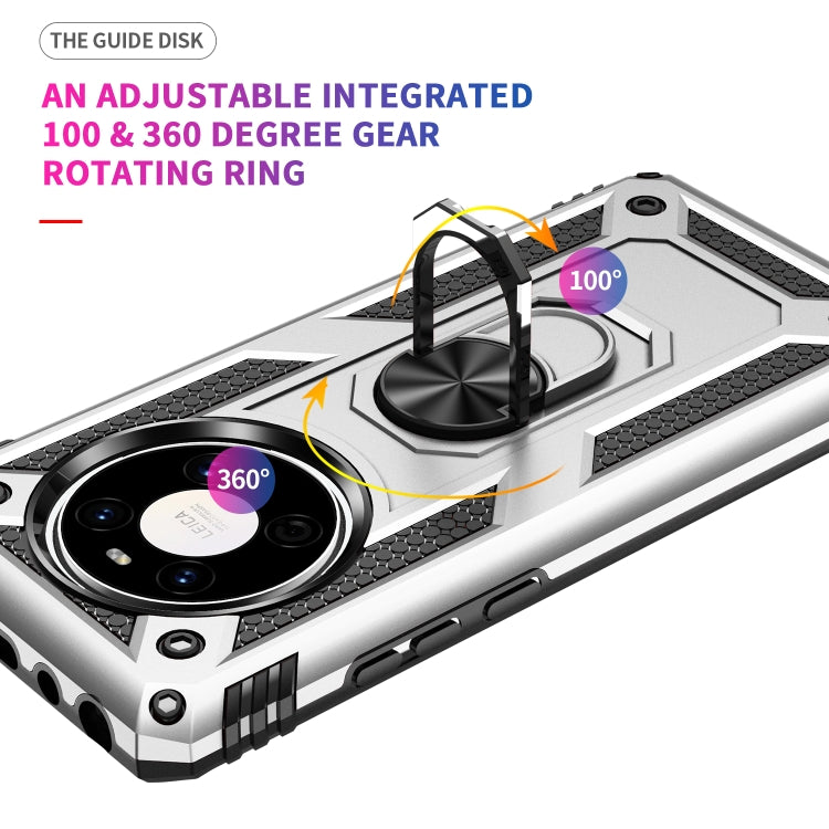 For Huawei Mate 40 Shockproof TPU + PC Protective Case with 360 Degree Rotating Holder