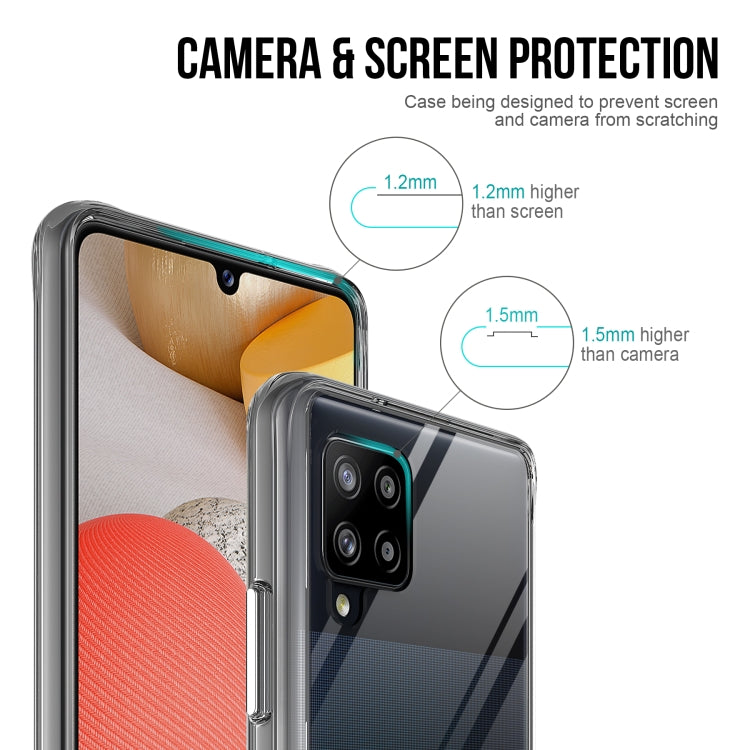 For Samsung Galaxy A42 5G Scratchproof TPU + Acrylic Space Protective Case(Transparent)
