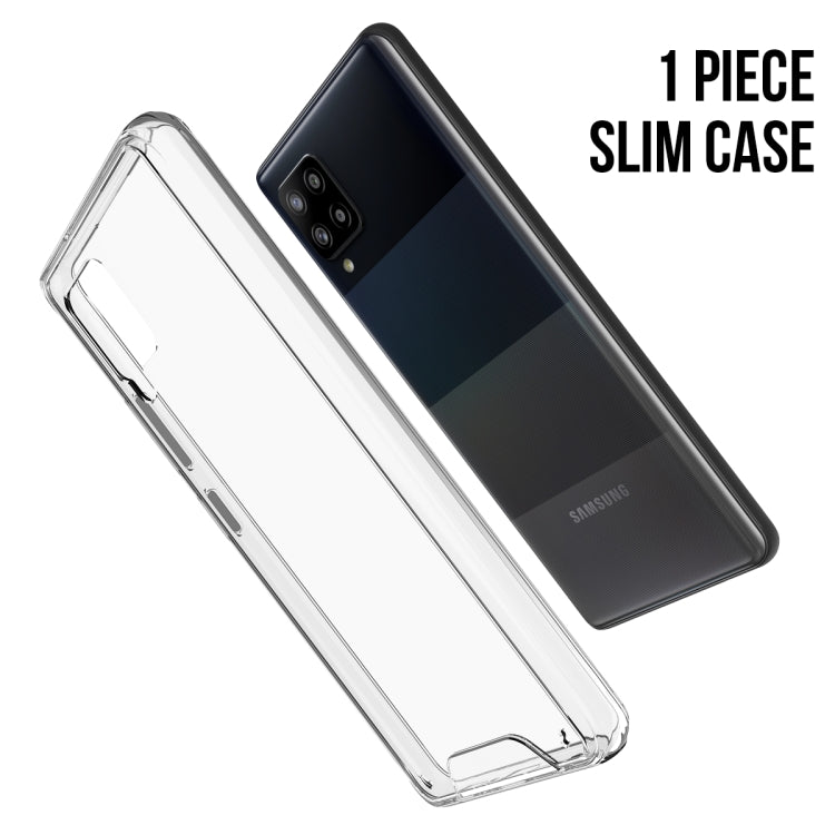 For Samsung Galaxy A42 5G Scratchproof TPU + Acrylic Space Protective Case(Transparent)