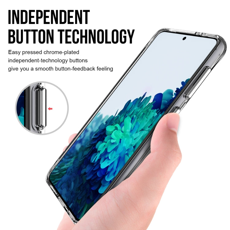 For Samsung Galaxy S21 5G Scratchproof TPU + Acrylic Space Protective Case(Transparent)