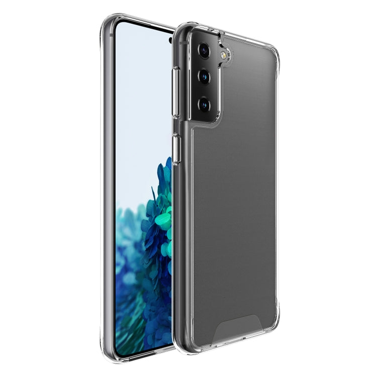 For Samsung Galaxy S21 Plus 5G Scratchproof TPU + Acrylic Space Protective Case(Transparent)
