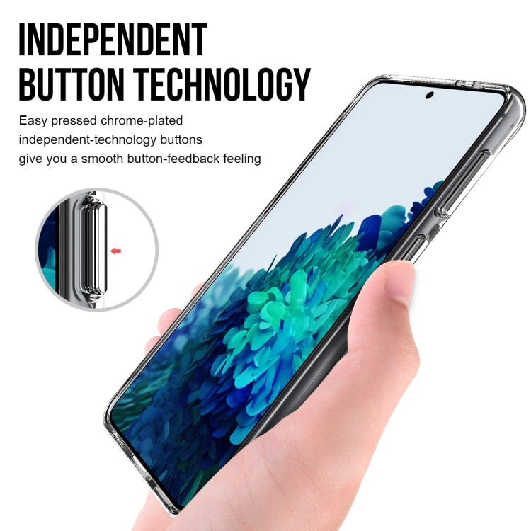 For Samsung Galaxy S21 Plus 5G Scratchproof TPU + Acrylic Space Protective Case(Transparent)