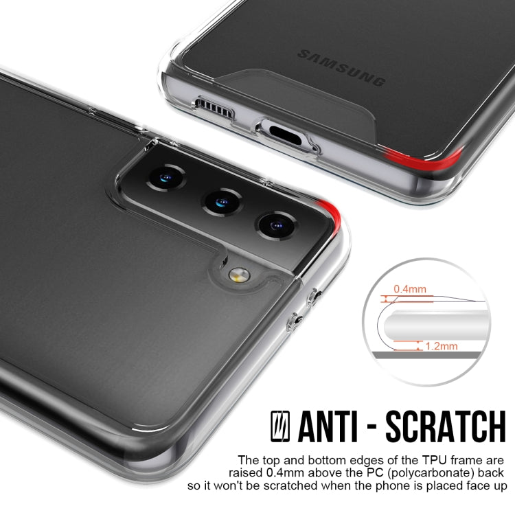 For Samsung Galaxy S21 Plus 5G Scratchproof TPU + Acrylic Space Protective Case(Transparent)