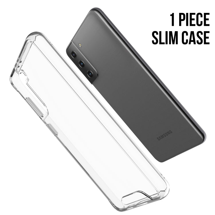For Samsung Galaxy S21 Plus 5G Scratchproof TPU + Acrylic Space Protective Case(Transparent)