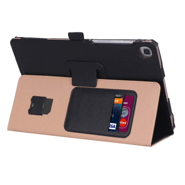 For Samsung Galaxy Tab S5e T720/T725 Business Retro PU Horizontal Flip Leather Case with Holder  & Card Slots & Hand Strap