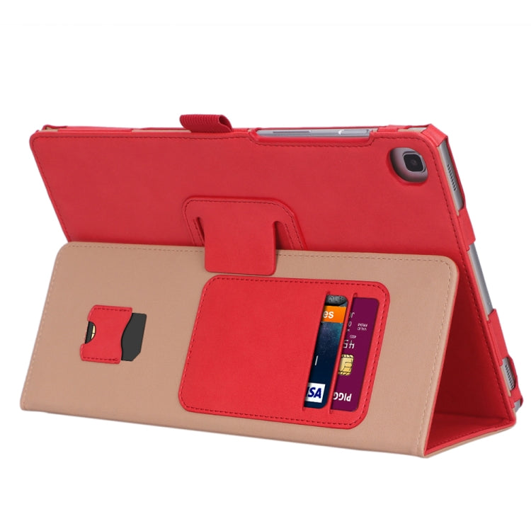 For Samsung Galaxy Tab S5e T720/T725 Business Retro PU Horizontal Flip Leather Case with Holder  & Card Slots & Hand Strap