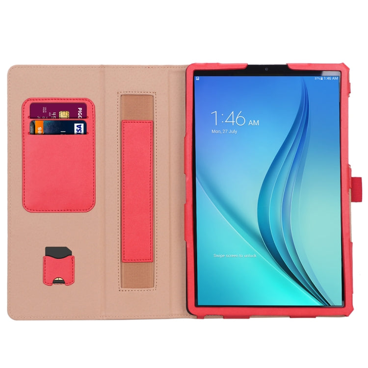 For Samsung Galaxy Tab S5e T720/T725 Business Retro PU Horizontal Flip Leather Case with Holder  & Card Slots & Hand Strap
