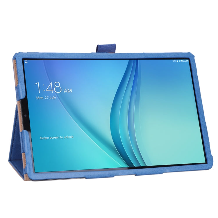 For Samsung Galaxy Tab S5e T720/T725 Business Retro PU Horizontal Flip Leather Case with Holder  & Card Slots & Hand Strap