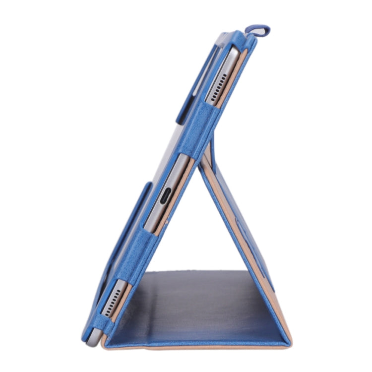 For Samsung Galaxy Tab S5e T720/T725 Business Retro PU Horizontal Flip Leather Case with Holder  & Card Slots & Hand Strap