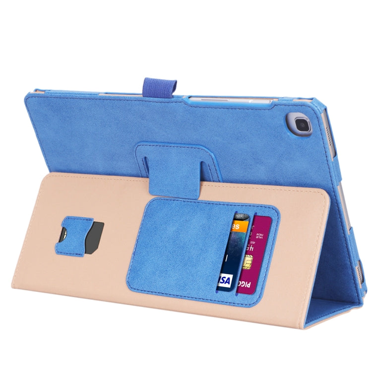 For Samsung Galaxy Tab S5e T720/T725 Business Retro PU Horizontal Flip Leather Case with Holder  & Card Slots & Hand Strap