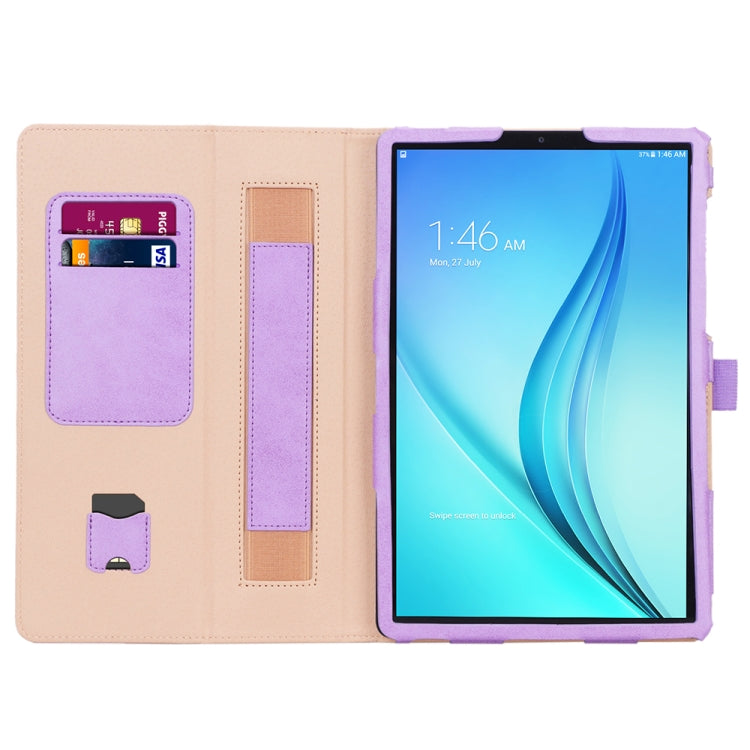For Samsung Galaxy Tab S5e T720/T725 Business Retro PU Horizontal Flip Leather Case with Holder  & Card Slots & Hand Strap