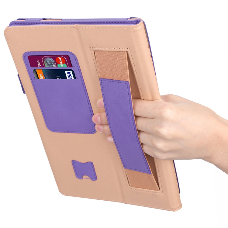 For Samsung Galaxy Tab S5e T720/T725 Business Retro PU Horizontal Flip Leather Case with Holder  & Card Slots & Hand Strap