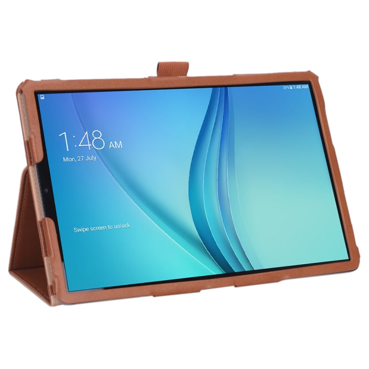 For Samsung Galaxy Tab S5e T720/T725 Business Retro PU Horizontal Flip Leather Case with Holder  & Card Slots & Hand Strap