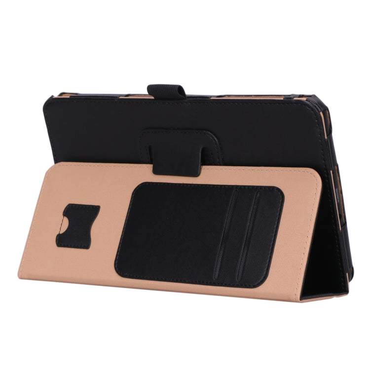 For Samsung Galaxy Tab A 8.0 (2018) T387 Business Retro PU Horizontal Flip Leather Case with Holder  & Card Slots & Hand Strap