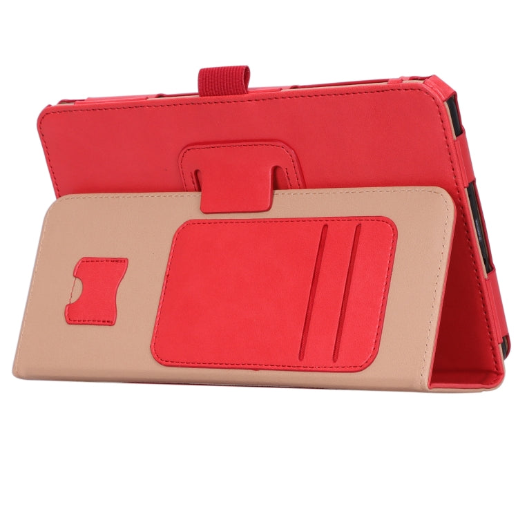For Samsung Galaxy Tab A 8.0 (2018) T387 Business Retro PU Horizontal Flip Leather Case with Holder  & Card Slots & Hand Strap