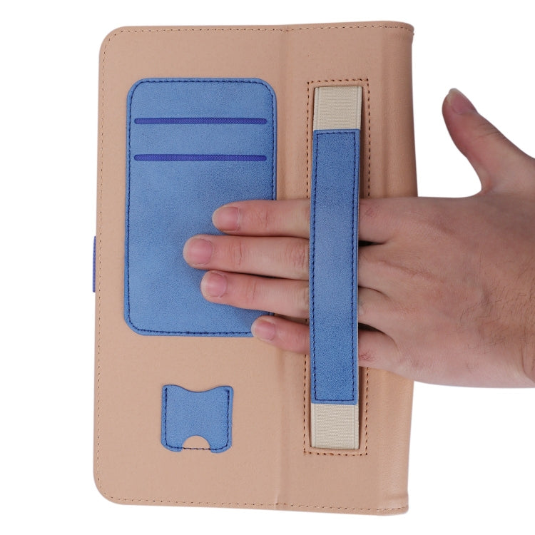 For Samsung Galaxy Tab A 8.0 (2018) T387 Business Retro PU Horizontal Flip Leather Case with Holder  & Card Slots & Hand Strap