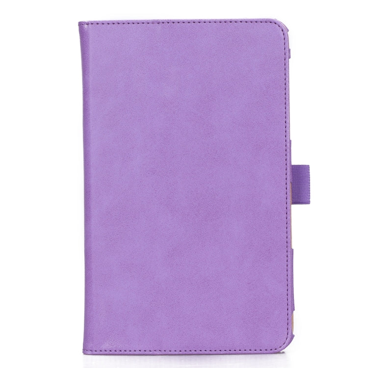 For Samsung Galaxy Tab A 8.0 (2018) T387 Business Retro PU Horizontal Flip Leather Case with Holder  & Card Slots & Hand Strap