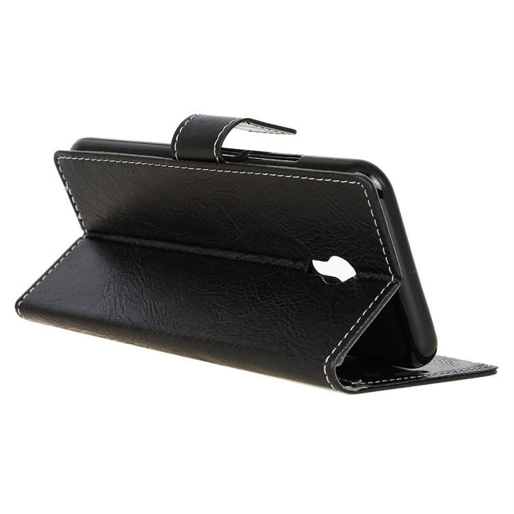 For Vodafone Smart N9 Lite Retro Crazy Horse Texture Horizontal Flip Leather Case with Holder & Card Slots & Wallet & Photo Frame