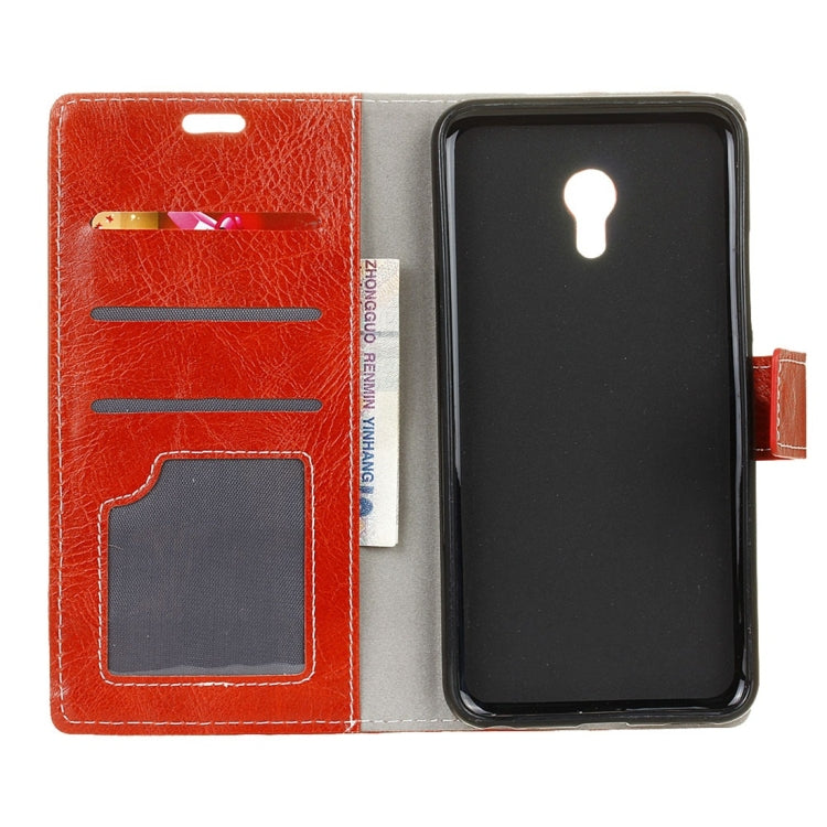 For Vodafone Smart N9 Lite Retro Crazy Horse Texture Horizontal Flip Leather Case with Holder & Card Slots & Wallet & Photo Frame