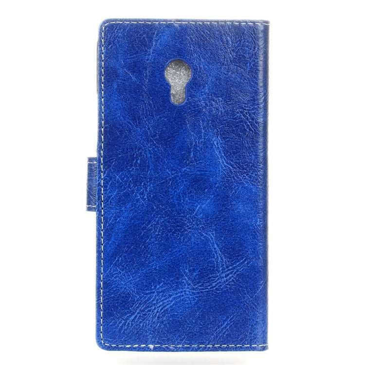 For Vodafone Smart N9 Lite Retro Crazy Horse Texture Horizontal Flip Leather Case with Holder & Card Slots & Wallet & Photo Frame