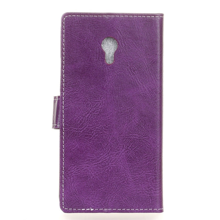 For Vodafone Smart N9 Lite Retro Crazy Horse Texture Horizontal Flip Leather Case with Holder & Card Slots & Wallet & Photo Frame