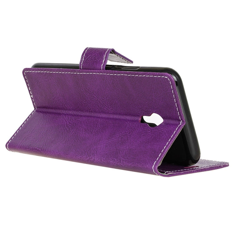 For Vodafone Smart N9 Lite Retro Crazy Horse Texture Horizontal Flip Leather Case with Holder & Card Slots & Wallet & Photo Frame