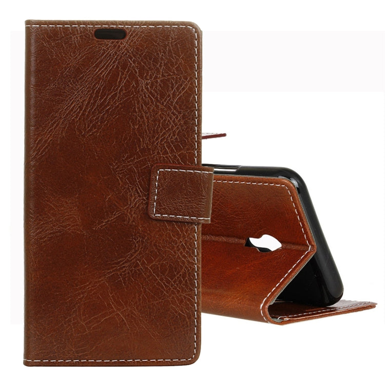 For Vodafone Smart N9 Lite Retro Crazy Horse Texture Horizontal Flip Leather Case with Holder & Card Slots & Wallet & Photo Frame
