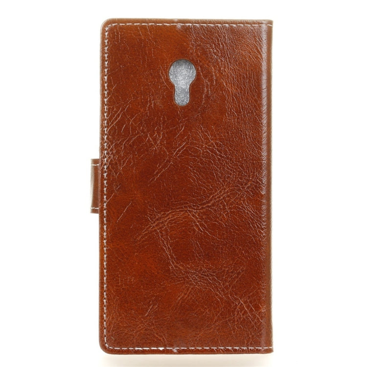 For Vodafone Smart N9 Lite Retro Crazy Horse Texture Horizontal Flip Leather Case with Holder & Card Slots & Wallet & Photo Frame