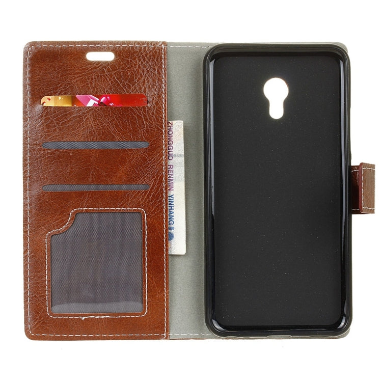For Vodafone Smart N9 Lite Retro Crazy Horse Texture Horizontal Flip Leather Case with Holder & Card Slots & Wallet & Photo Frame