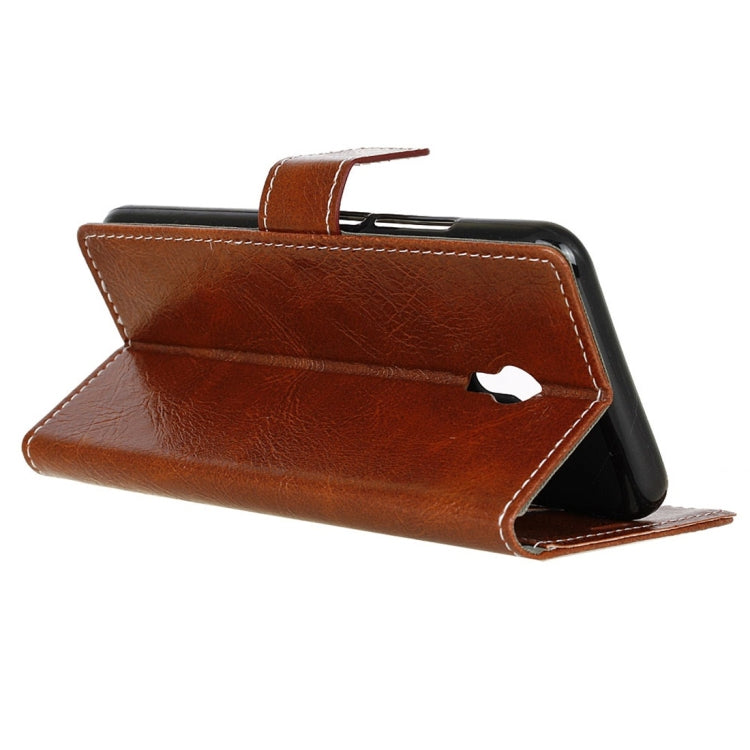 For Vodafone Smart N9 Lite Retro Crazy Horse Texture Horizontal Flip Leather Case with Holder & Card Slots & Wallet & Photo Frame