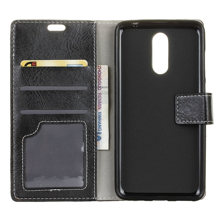 For Vodafone Smart N9 Retro Crazy Horse Texture Horizontal Flip Leather Case with Holder & Card Slots & Wallet & Photo Frame