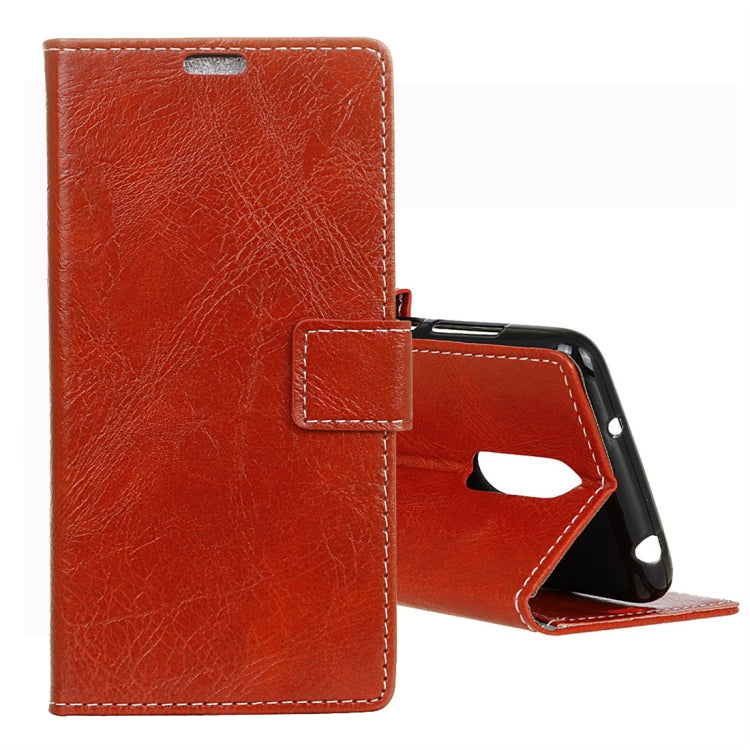 For Vodafone Smart N9 Retro Crazy Horse Texture Horizontal Flip Leather Case with Holder & Card Slots & Wallet & Photo Frame