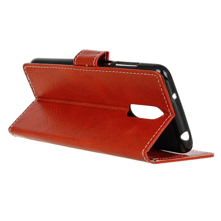 For Vodafone Smart N9 Retro Crazy Horse Texture Horizontal Flip Leather Case with Holder & Card Slots & Wallet & Photo Frame
