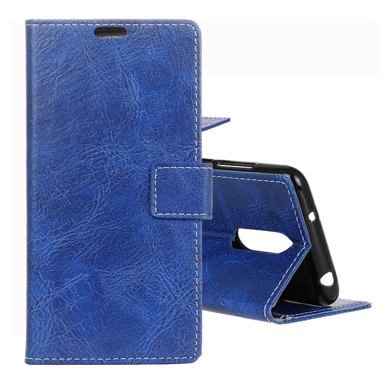 For Vodafone Smart N9 Retro Crazy Horse Texture Horizontal Flip Leather Case with Holder & Card Slots & Wallet & Photo Frame