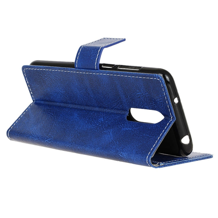 For Vodafone Smart N9 Retro Crazy Horse Texture Horizontal Flip Leather Case with Holder & Card Slots & Wallet & Photo Frame