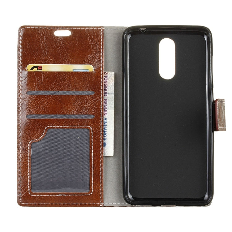 For Vodafone Smart N9 Retro Crazy Horse Texture Horizontal Flip Leather Case with Holder & Card Slots & Wallet & Photo Frame