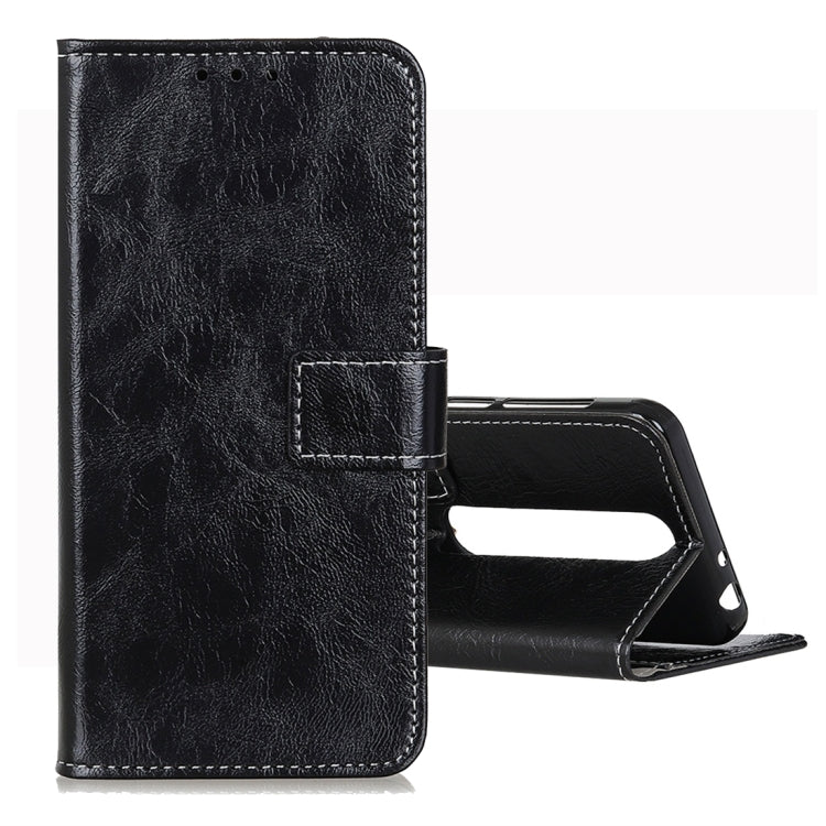 For Vodafone Smart N10 Retro Crazy Horse Texture Horizontal Flip Leather Case with Holder & Card Slots & Wallet & Photo Frame