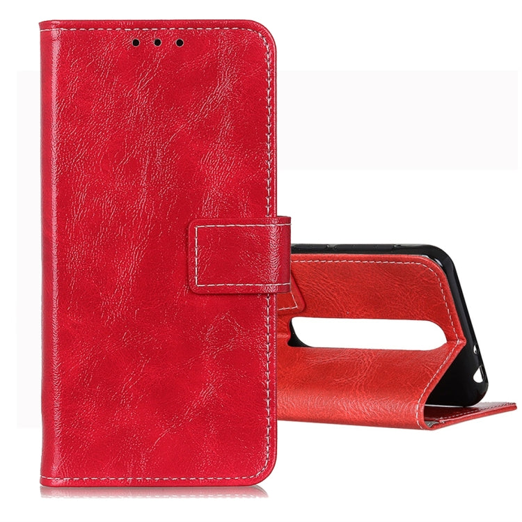 For Vodafone Smart N10 Retro Crazy Horse Texture Horizontal Flip Leather Case with Holder & Card Slots & Wallet & Photo Frame