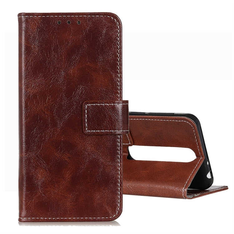 For Vodafone Smart N10 Retro Crazy Horse Texture Horizontal Flip Leather Case with Holder & Card Slots & Wallet & Photo Frame