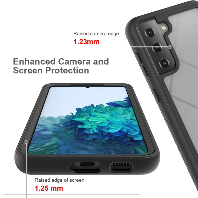 For Samsung Galaxy S21 Plus 5G Starry Sky Solid Color Series Shockproof PC + TPU Protective Case