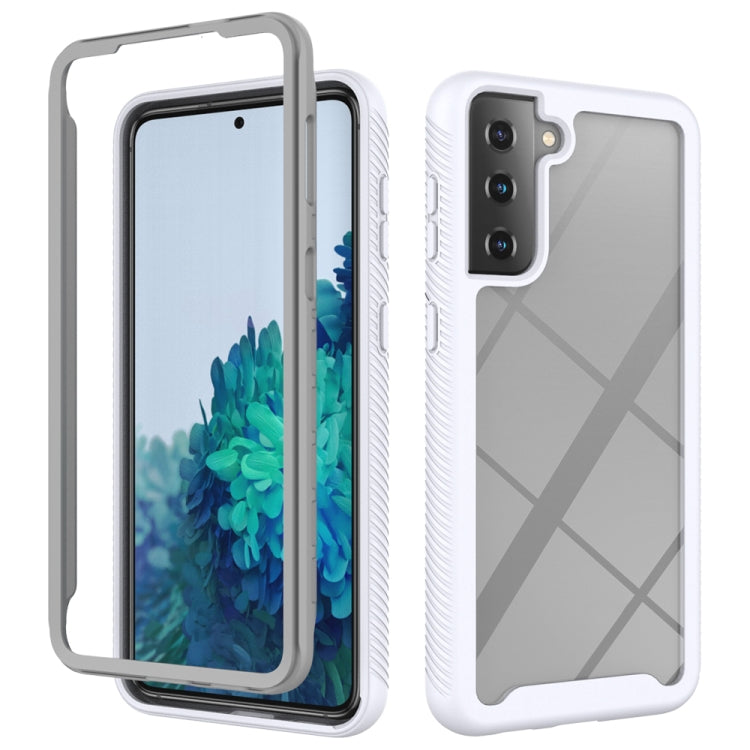 For Samsung Galaxy S21 Plus 5G Starry Sky Solid Color Series Shockproof PC + TPU Protective Case