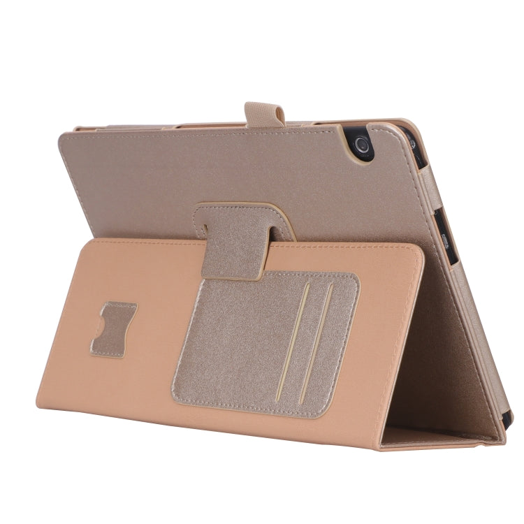 For Huawei MediaPad T5 /Enjoy Tablet 10.1 2018 Business Retro PU Horizontal Flip Leather Case with Holder  & Card Slots & Hand Strap
