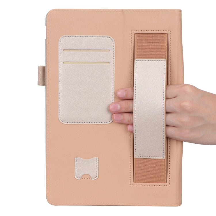 For Huawei MediaPad T5 /Enjoy Tablet 10.1 2018 Business Retro PU Horizontal Flip Leather Case with Holder  & Card Slots & Hand Strap