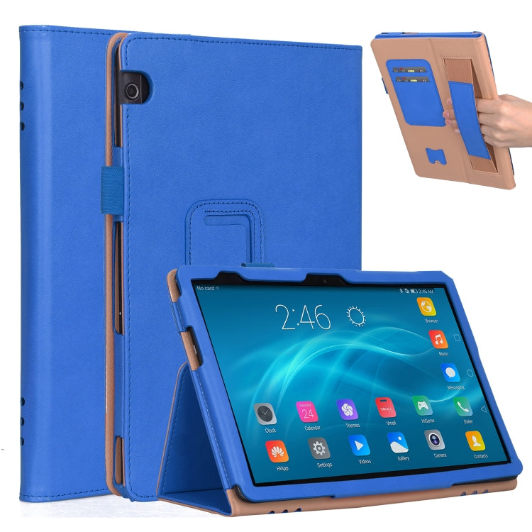 For Huawei MediaPad T5 /Enjoy Tablet 10.1 2018 Business Retro PU Horizontal Flip Leather Case with Holder  & Card Slots & Hand Strap