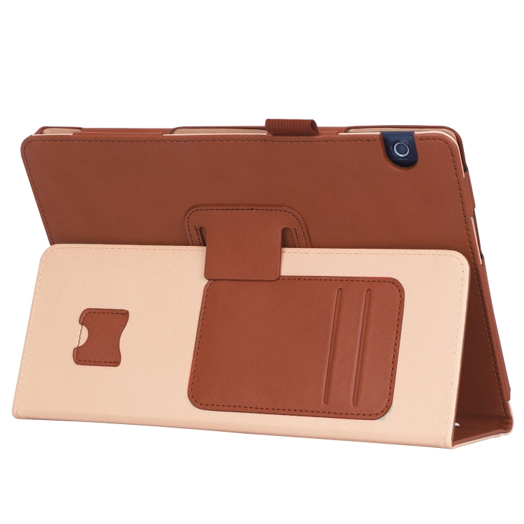 For Huawei MediaPad T5 /Enjoy Tablet 10.1 2018 Business Retro PU Horizontal Flip Leather Case with Holder  & Card Slots & Hand Strap