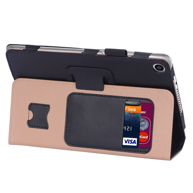 For Huawei Honor Pad 5 / MediaPad M5 Lite 8 Business Retro PU Horizontal Flip Leather Case with Holder & Card Slots & Hand Strap