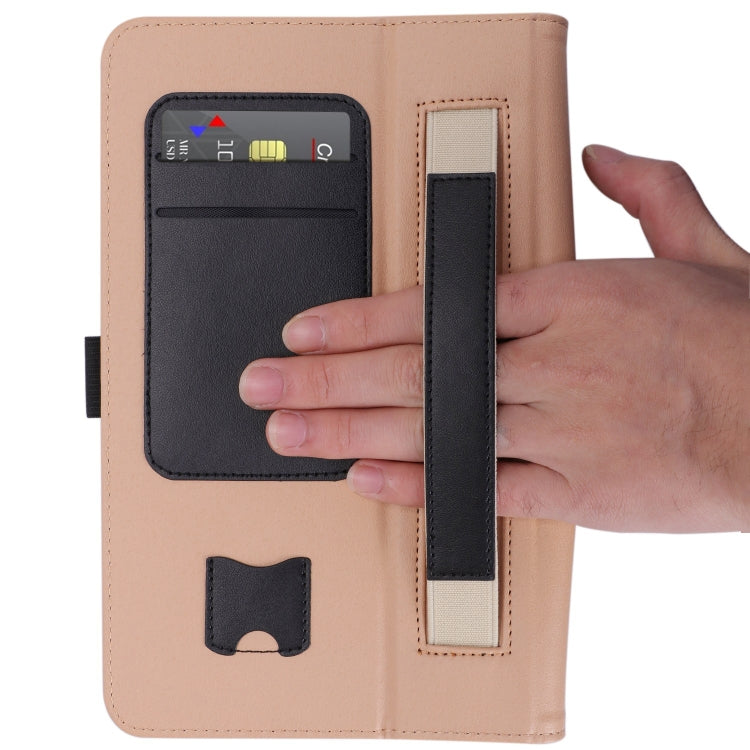 For Huawei Honor Pad 5 / MediaPad M5 Lite 8 Business Retro PU Horizontal Flip Leather Case with Holder & Card Slots & Hand Strap