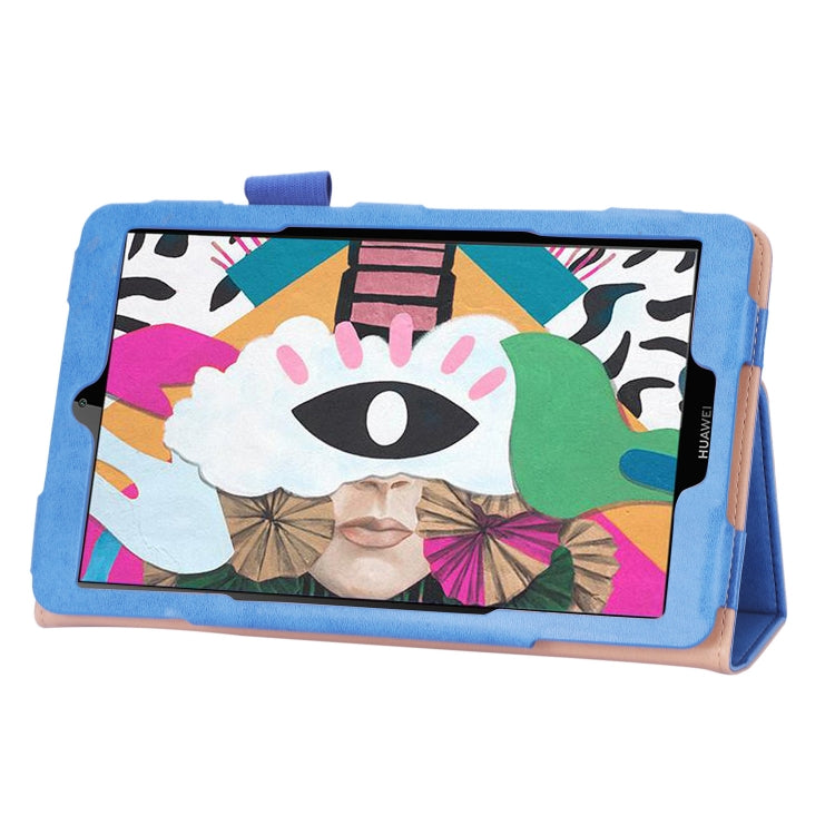 For Huawei Honor Pad 5 / MediaPad M5 Lite 8 Business Retro PU Horizontal Flip Leather Case with Holder & Card Slots & Hand Strap